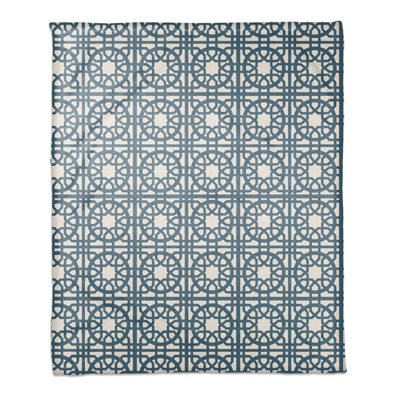 Jeté en molleton Tile