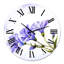 Blue Wildflowers - Horloge murale traditionnelle-60280124