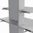 Floating Shelf, 2 Tier-Shelf Wall Unit With Cable Management