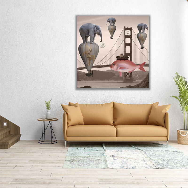 «Tea Time» par Daniela Nocito, reproduction d'art sur toile, H 30 po x l 30 po