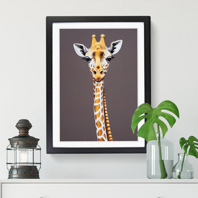 FRM-V0523-1078X Giraffe Urban - Picture Frame Print