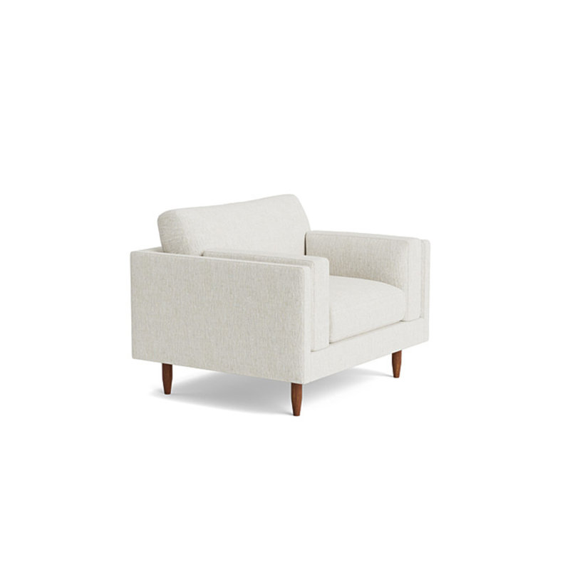 Skinny Fat Chair, Performance Weave - Snow