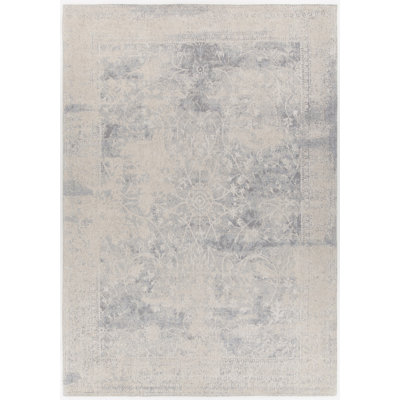 Sheehan Oriental Handmade Beige Cotton Area Rug