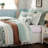 9 Piece Cotton Comforter In King - Bedroom Decoration With Lace Includes Comforter, , 2 Shams, Euro And 3 Decorative Pillows Elegant Decor Pieced Printed Fabrics Ornamental-119104779-119104782