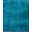Overdyed Hand-Knotted Wool Modern-Contemporary Green Area Rug 9' 3" x 11' 7"