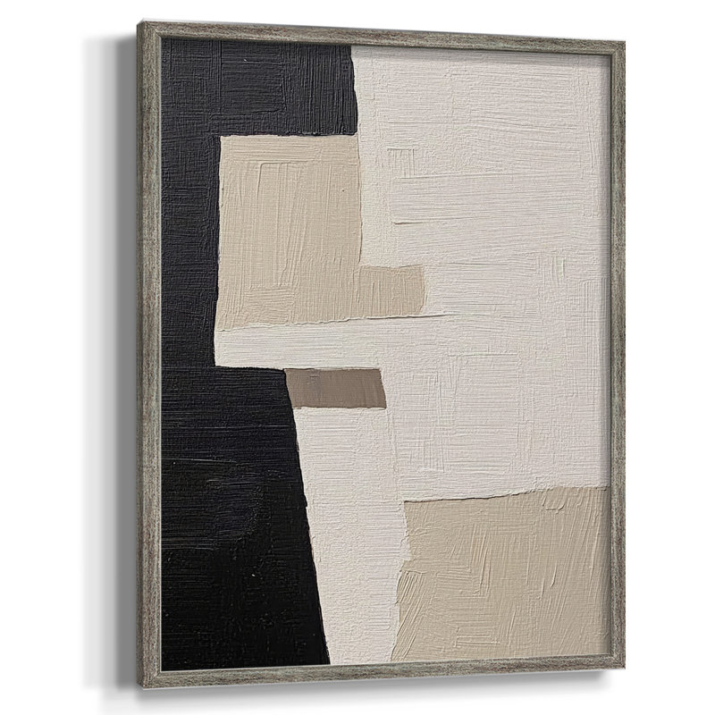 Série ABSTRACT DCLxx, reproduction encadrée - bois massif, H 30 po x l 24 po