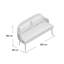 Shetland 2 Seater Sofa-16870007