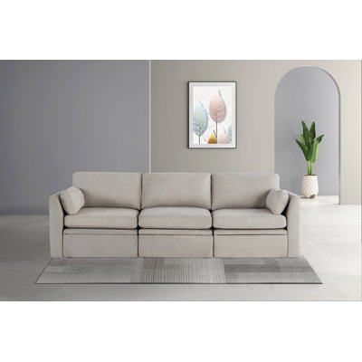 Canapé modulaire en tissu