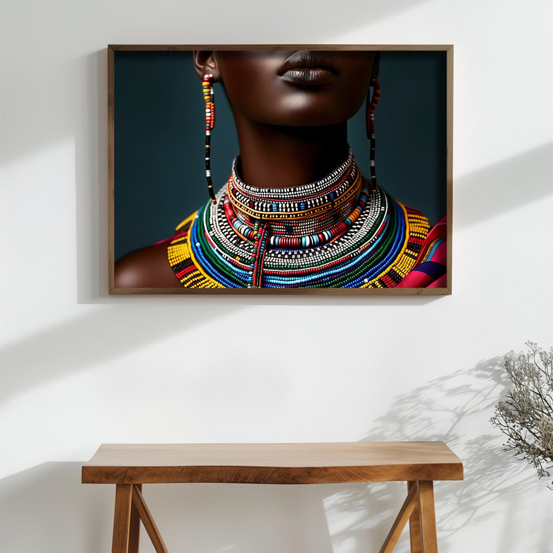 Elegant Decorative Framed MDF Painting, 13.8 x 18.5 x 0.1 inches | 100% MDF with 3 mm Thickness, 100% Pine Wood Frame | UV Printed Artwork for Stylish Home Decor, Perfect for Living Room or Office
