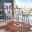 Tiana Upholstered Counter Stool with Metal Frame-430277097