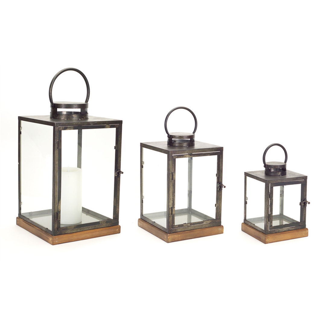 12'' H Tabletop Lantern 17 Stories
