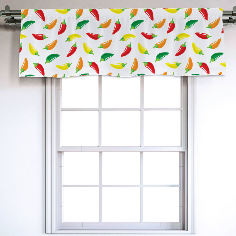Sateen Ruffled Window Valance