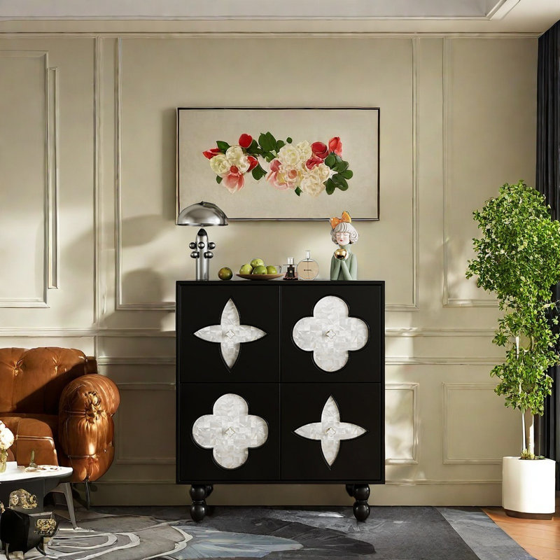 Door Shell Accent Cabinet