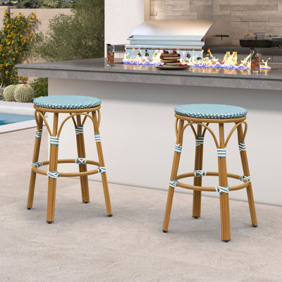 Ensemble de 2 tabourets de bar et tabourets de bar