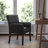 Aveza Upholstered Executive Side Reception Chair with Mahogany Legs by Flash Furniture-16761015
