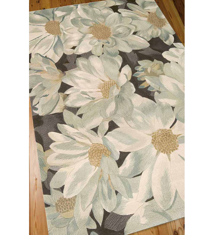 Opalo Wool Floral Indoor Rug, Rectangle 7'6" x 9'6"