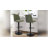 Adiza Swivel Upholstered Adjustable 24"-33" Height Round Base Counter Stool-1449573961