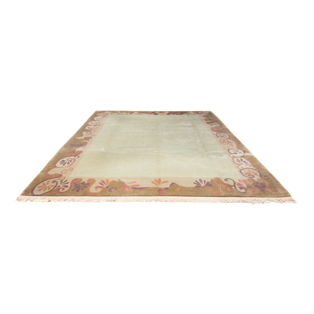 Oriental Nepal Rug - 351 x 254cm - Olive green