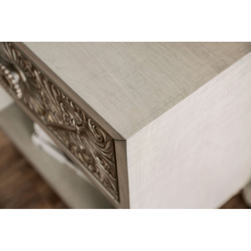 Mathes 28'' W Solid Wood Nightstand