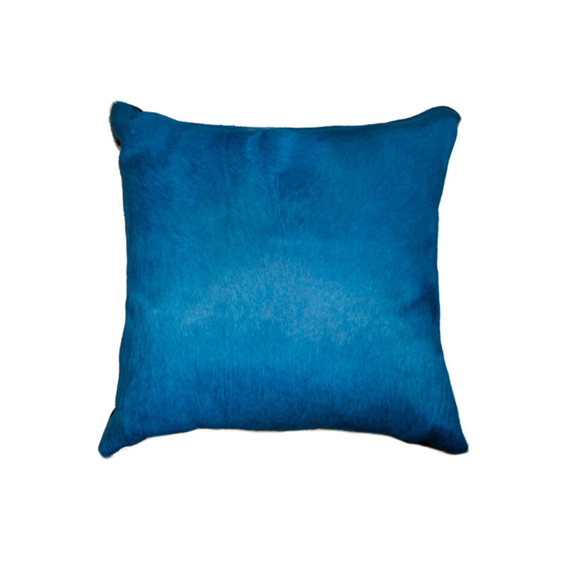 Throw Pillow, 18" H x 18" W, Blue