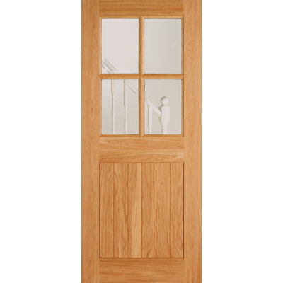 Cottage 4L Glazed Oak External Door