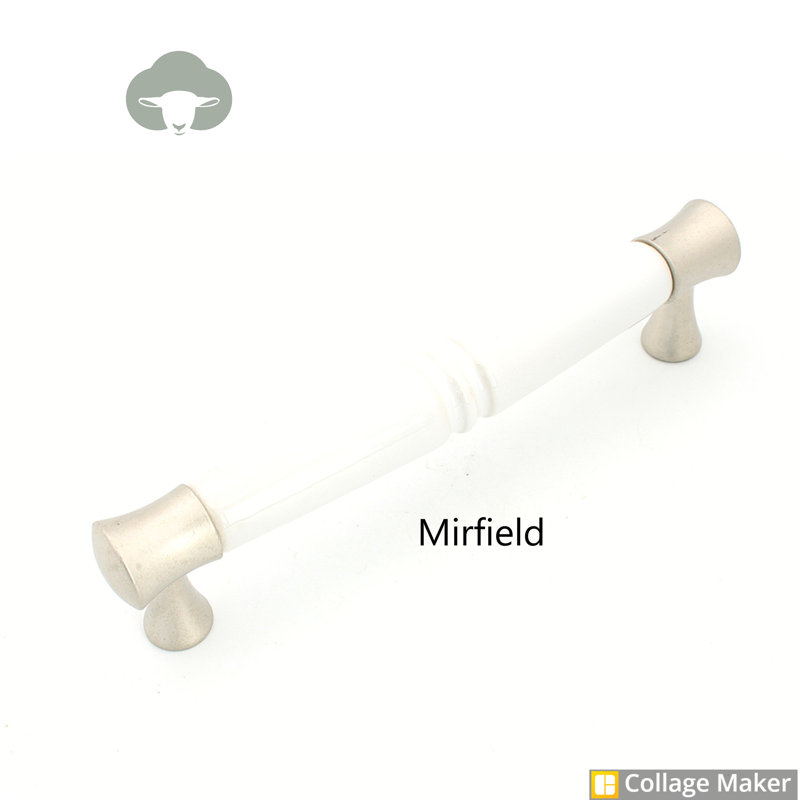 Diorio 1.28cm Bar Handle, White/Light Brown