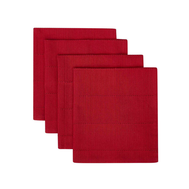 Izod Chadwick 4-Pack Napkin Set, Red