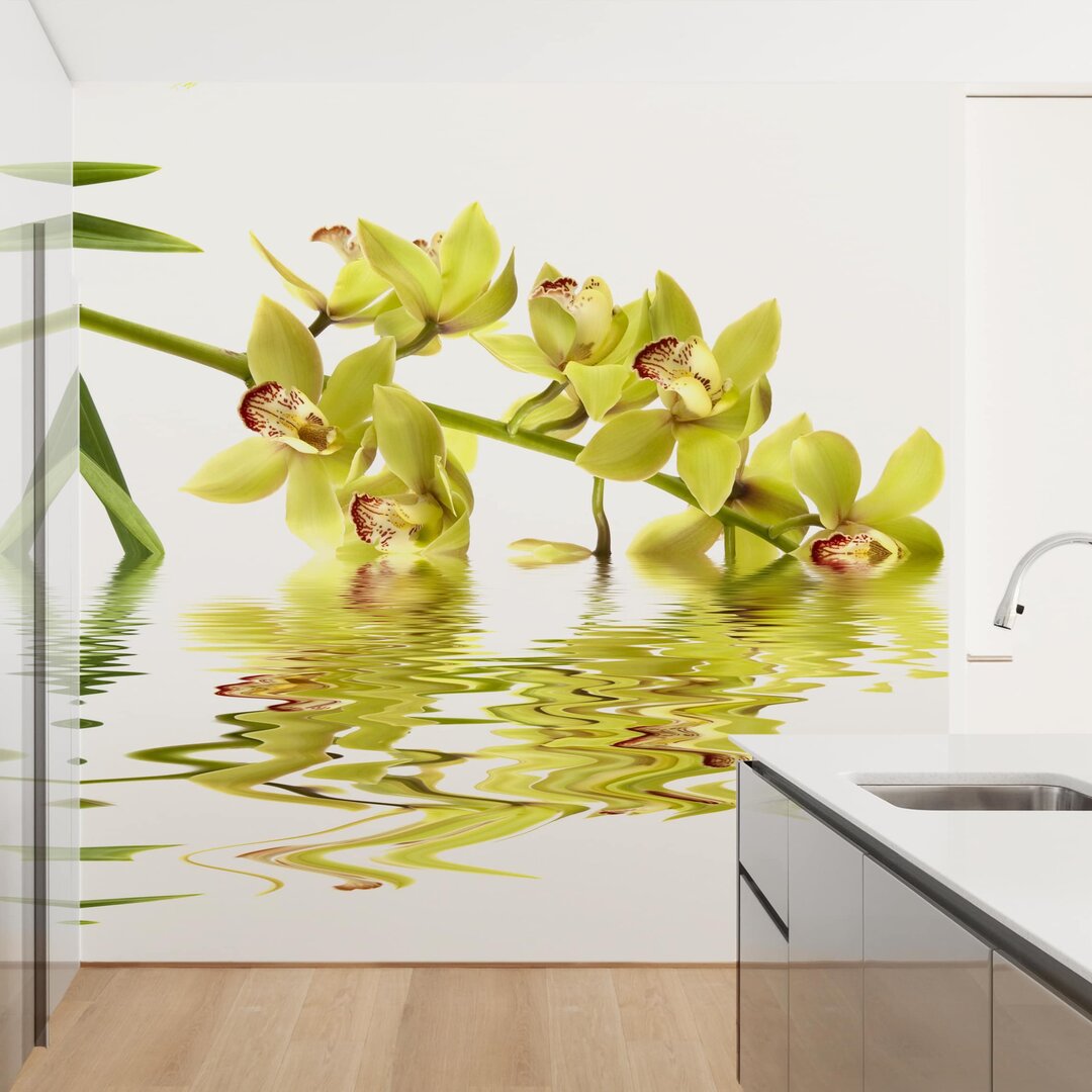 Matte Fototapete Elegant Orchid Waters 2,88 m x 288 cm