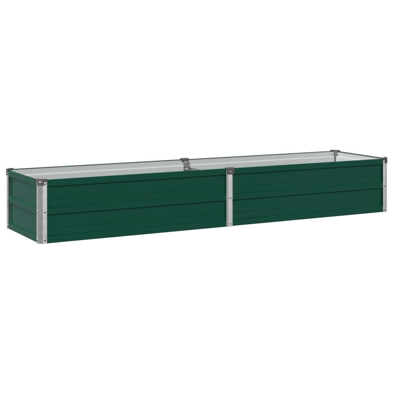 Raised Garden Bed, 24cm H x 160cm W x 40cm D, Green