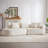 Chumenti Boneless Modern Oversized Sectional Sofa-108844354-108844352