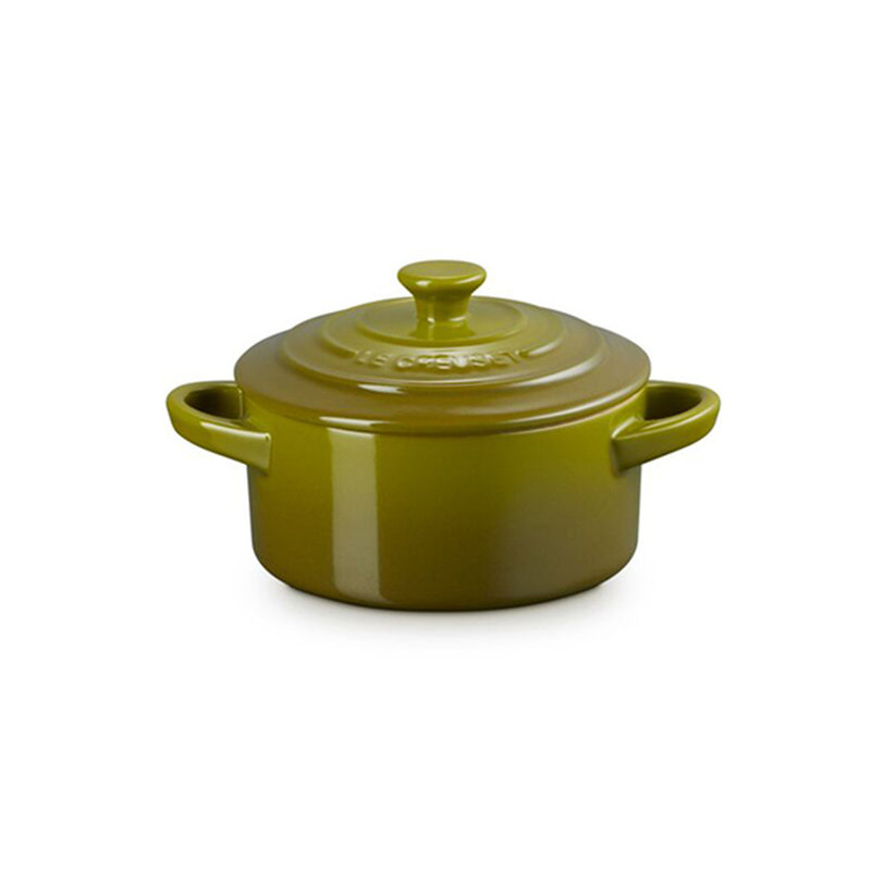 Le Creuset Mini Round Cocotte, 8oz., Olive