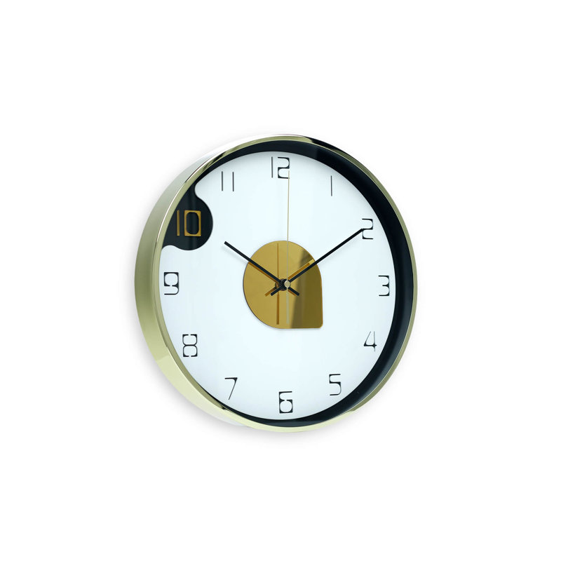 Lariana Wood Wall Clock, Yellow