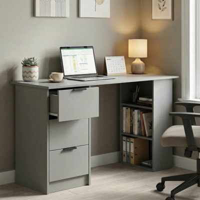 Phoenix 3 Drawer Computer Desk