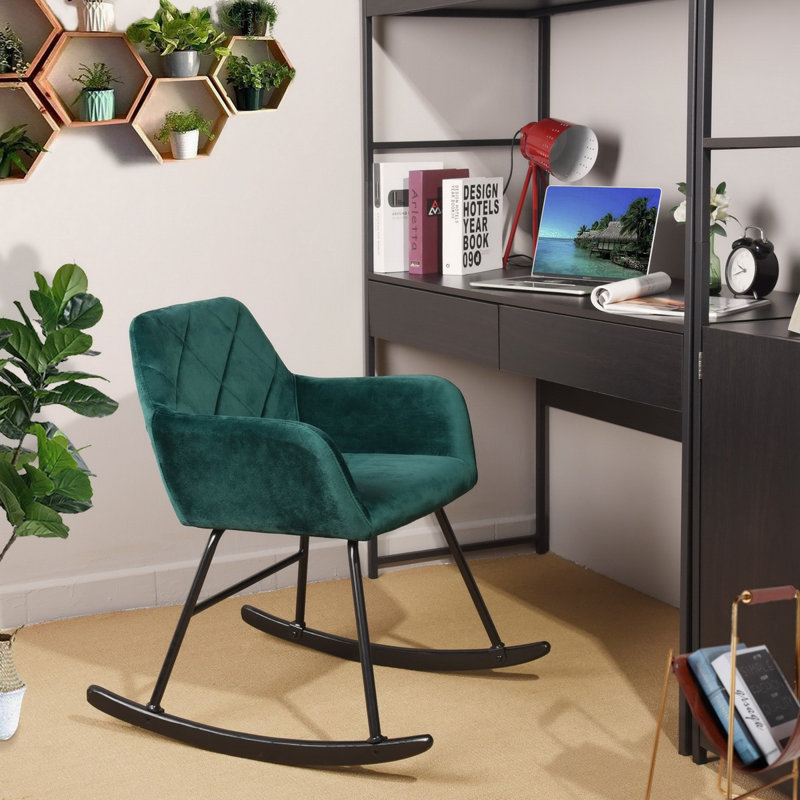 Septimus Rocking Chair, Dark Green