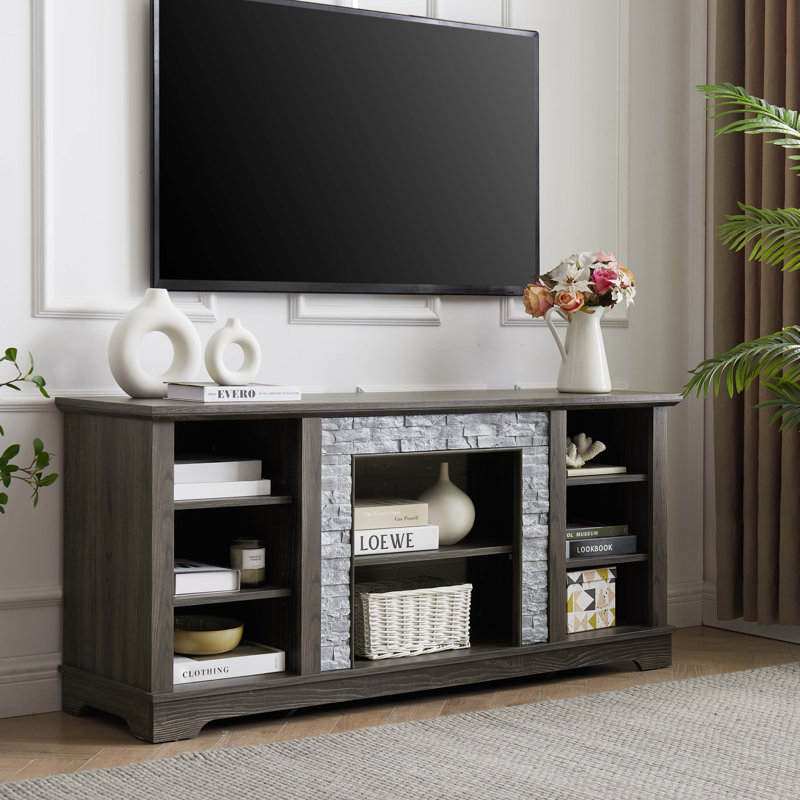 Meuble télé Mantel, Gris gris