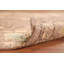 Tapis all-over brun à motif de teinture végétale Oushak 7 x 10