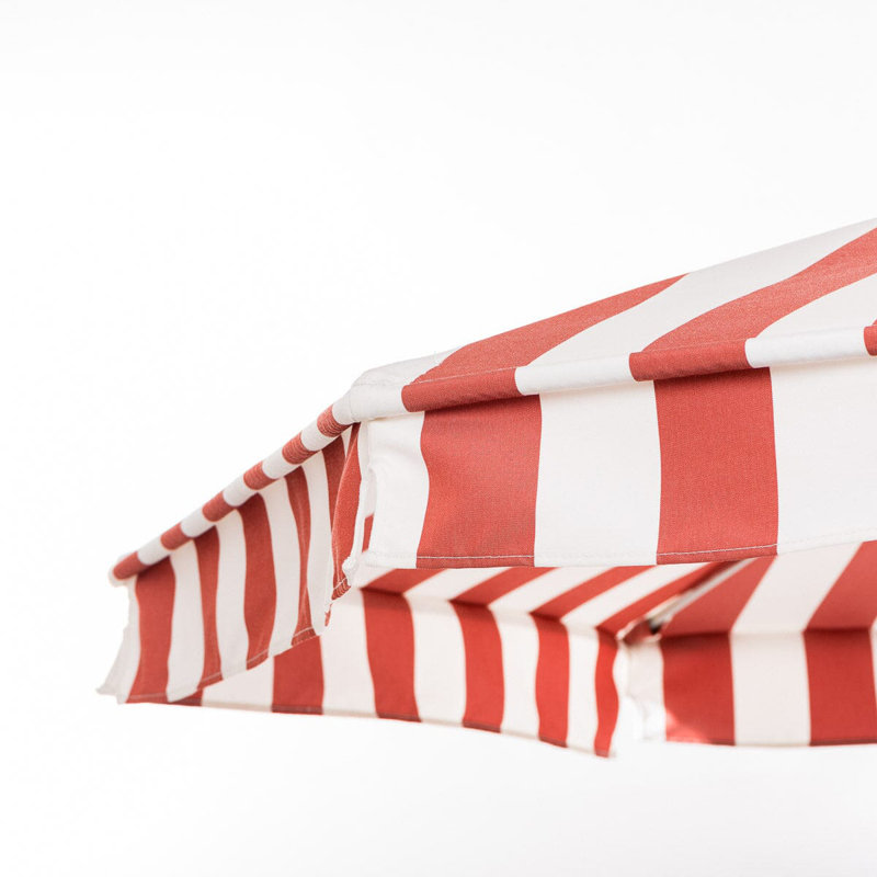 Amalfi Umbrella, Red/White 