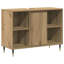 Bathroom Cabinet 80 X 33 X 60 Cm Engineered Wood-1150808866