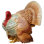 Harvest Turkey Decor - 18.5 Inches