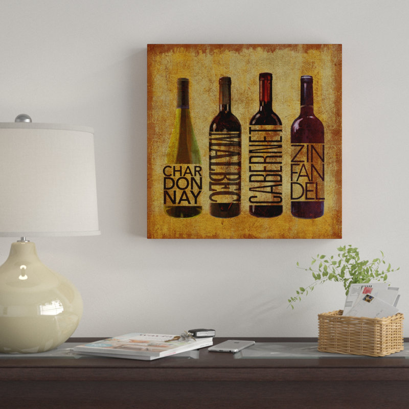 « the wine up ii », reproduction d’art textuel sur toile tendue, H 14 po x l 14 po x P 2 po