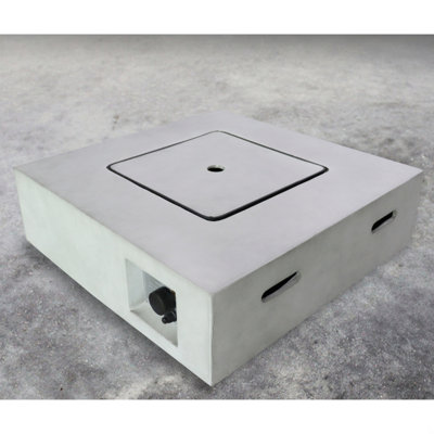 Fiber Reinforced Concrete Propane/Natural Gas Fire Pit Table