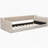 Twin XL Size Upholstery Daybed And Side Storage Pocket-1746909302