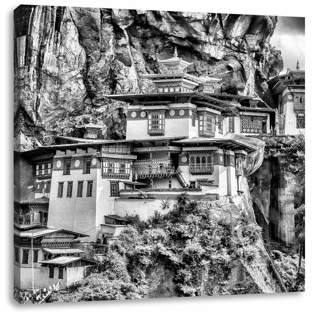 Leinwandbild Chinesische Festung im Berg