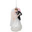 Ornement de mariage en verre 5,25 po