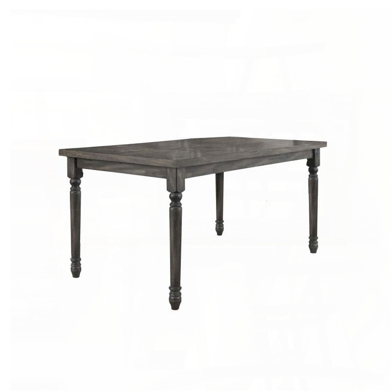 59'' Weathered Grey Rectangular Dining Table