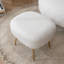 Fauteuil demi-tonneau avec repose-pieds Guerro-1365278746