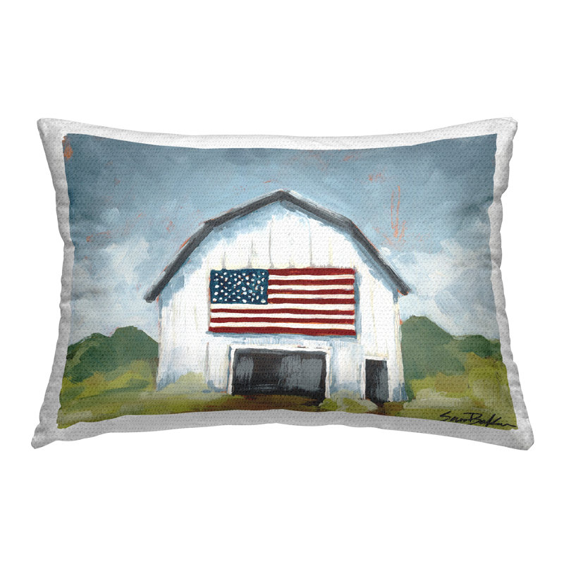 Coussin Patriotic Country Barn