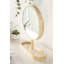 Miroir de plancher plat en bois massif Ashten