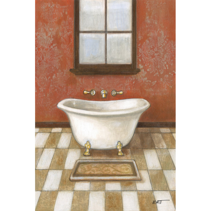 Upscale Bath I by Norman Wyatt Jr. - Wrapped Canvas Art Prints, 30cm H x 20cm W x 3.8cm D