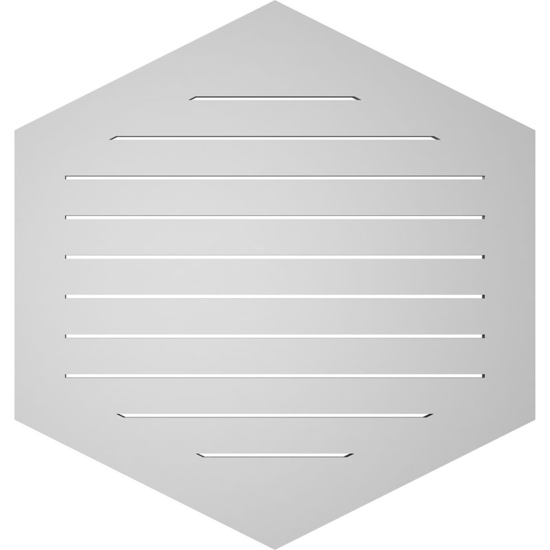 Pente verticale verticale en uréthane 6 pi, 38" H x 36" W x 1" D